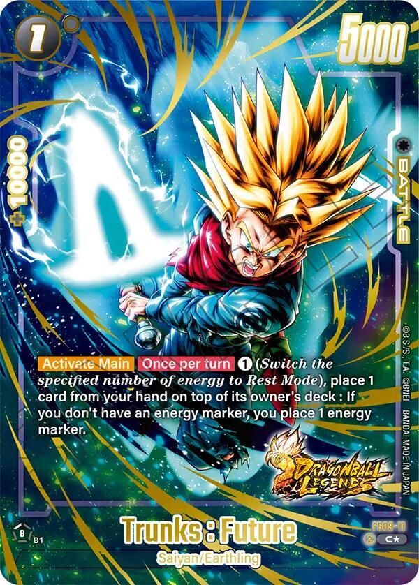 Trunks Future Bonus Pack Alternate Art FS09-11 Starter Deck 9: Shallot Fusion World card