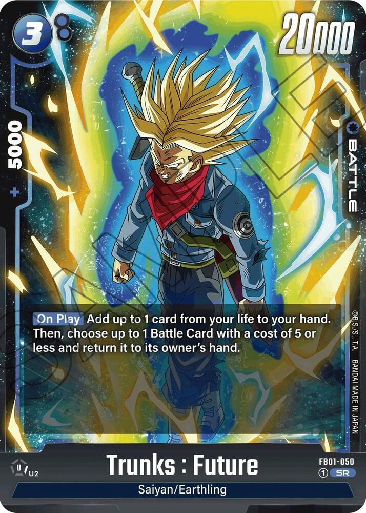 Trunks Future FB01-050 Awakened Pulse Fusion World card