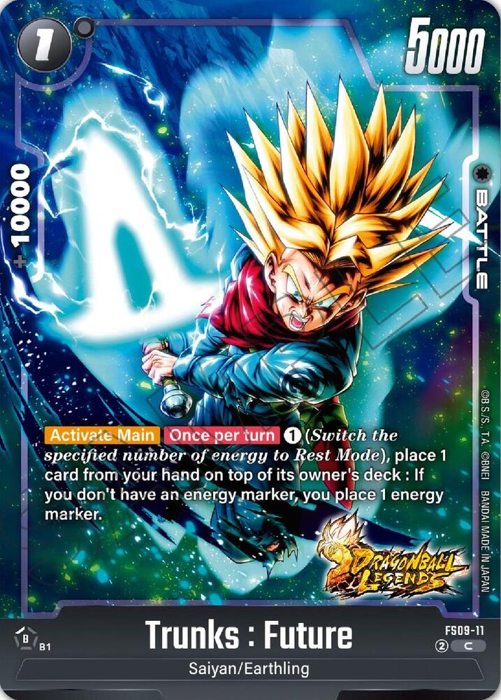 Trunks Future FS09-11 Starter Deck 9: Shallot Fusion World card