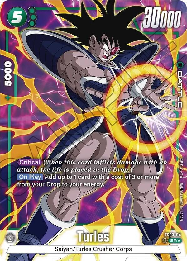Turles Bonus Pack Alternate Art FS03-04 Starter Deck 3: Broly Fusion World card