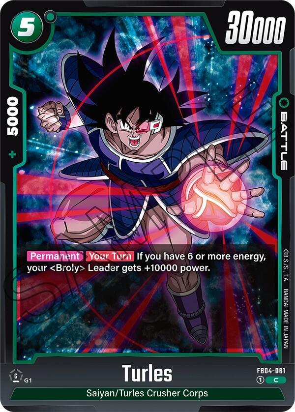 Turles FB04-061 Ultra Limit Fusion World card