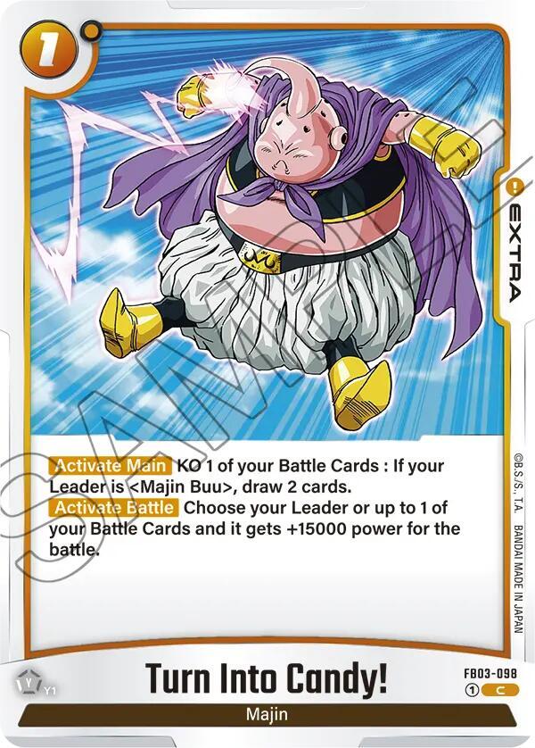 Turn Into Candy FB03-098 Raging Roar Fusion World card