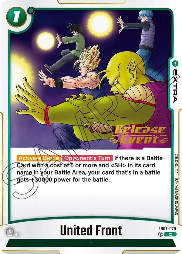 United Front FB07-070 Wish For Shenron Release Event Cards Fusion World card