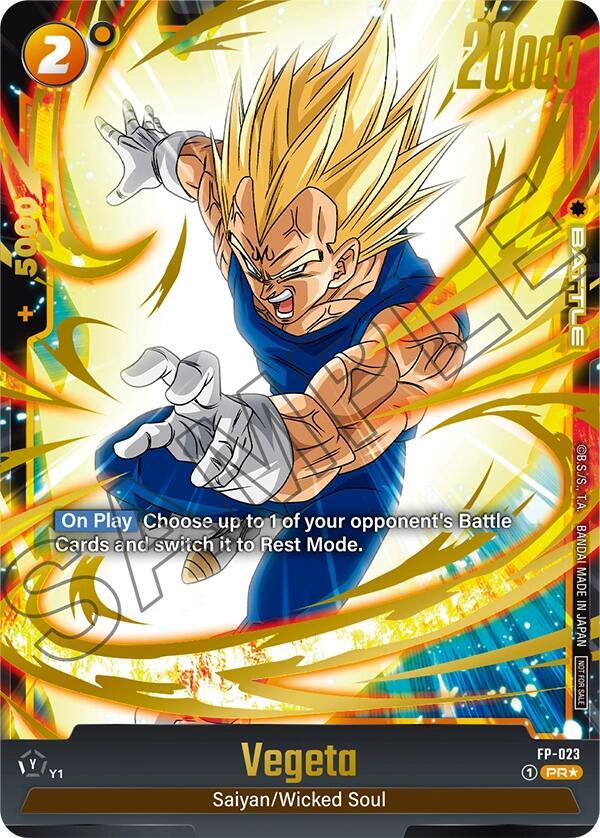 Vegeta Selection Pack 01 FP-023 Tournament and Championship Promos Fusion World card