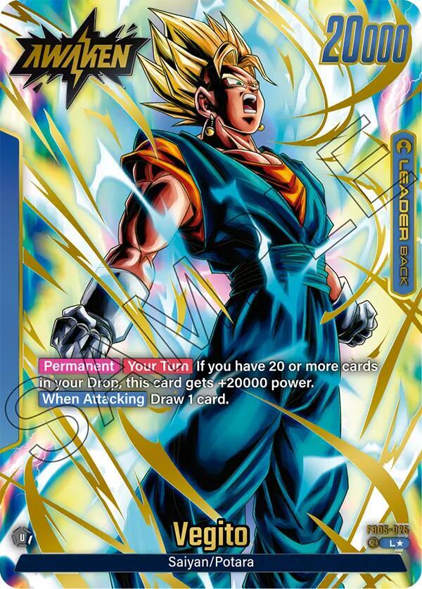 Vegito Alternate Art FB05-025 New Adventure Fusion World card