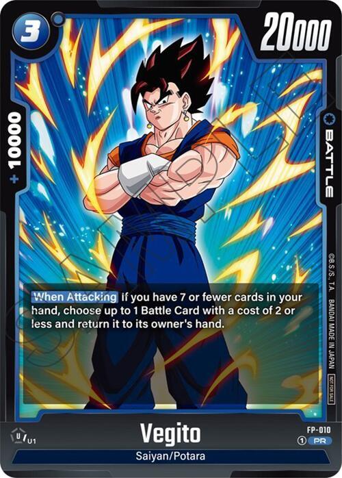 Vegito FP-010 Fusion World Promotion Cards and Packs Fusion World card