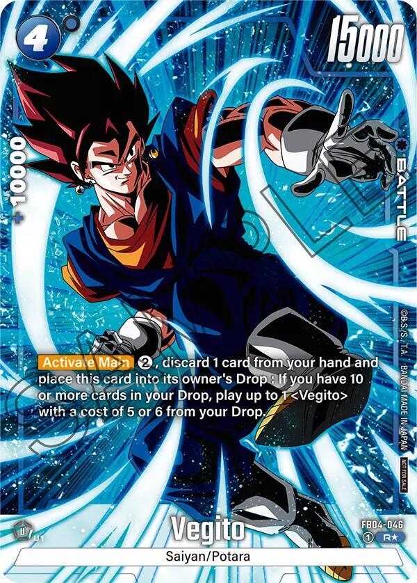 Vegito Tournament Pack Winner 05 FB04-046 Tournament and Championship Promos Fusion World card