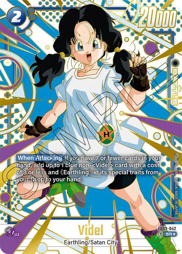 Videl Alternate Art FB03-042 Raging Roar Alternate Art Reprints Fusion World card