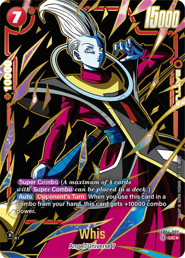 Whis Alternate Art FB04-002 Ultra Limit Alternate Art Reprints Fusion World card