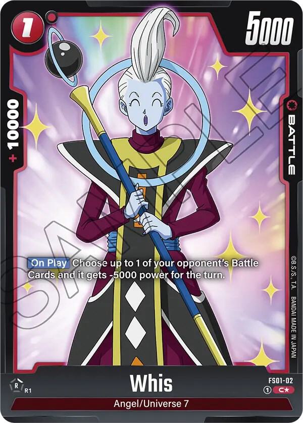 Whis Bonus Pack Alternate Art FS01-02 Starter Deck 1: Son Goku Fusion World card