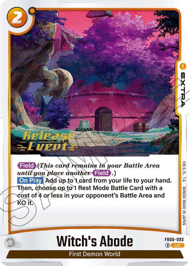 Witchs Abode FB06-093 Rivals Clash Release Event Cards Fusion World card