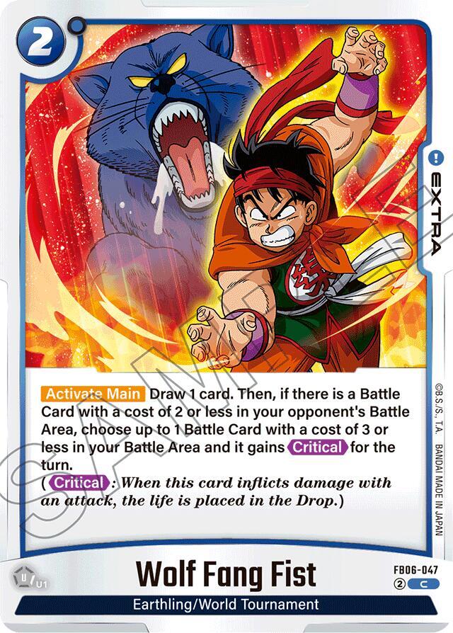 Wolf Fang Fist FB06-047 Rivals Clash Fusion World card