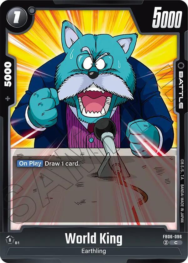 World King FB06-096 Rivals Clash Fusion World card