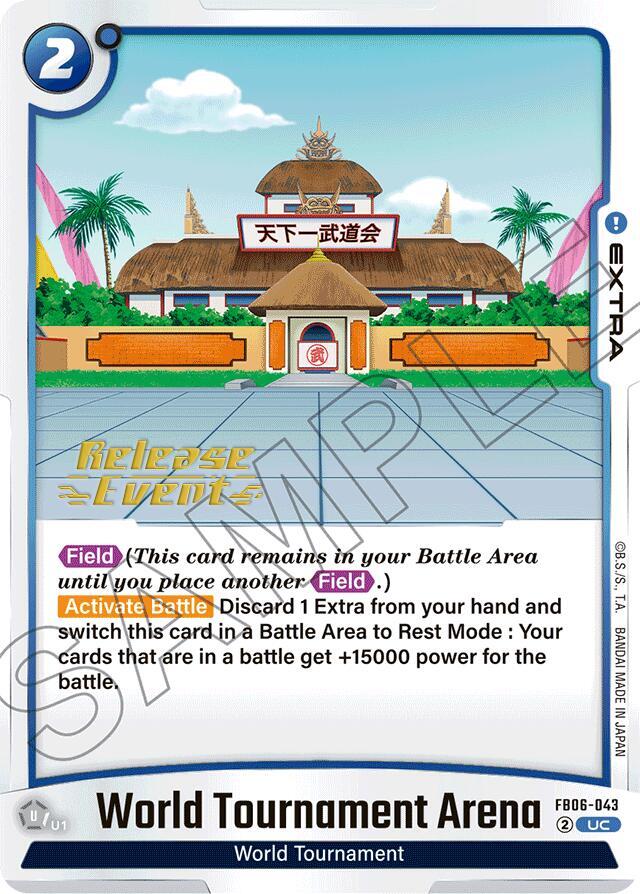 World Tournament Arena FB06-043 Rivals Clash Release Event Cards Fusion World card
