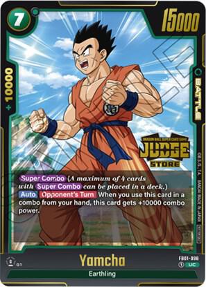 Yamcha Judge Pack Store Judge 01 FB01-098 Tournament and Championship Promos Fusion World card
