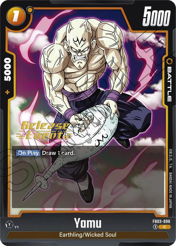 Yamu FB03-096 Raging Roar Release Event Cards Fusion World card