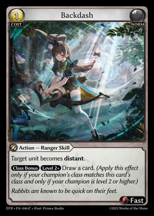 Backdash DTR-EN-046-Normal-Common (C) - Distorted Reflections - Grand Archive Card