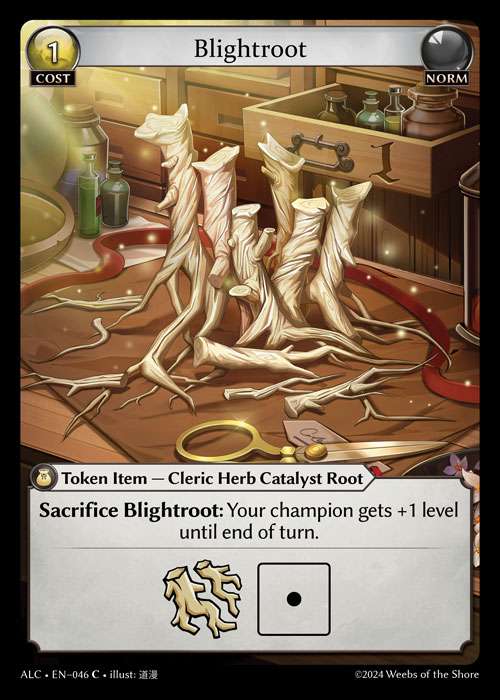 Blightroot ALC-EN-046-Normal-Common (C) - Alchemical Revolution - Grand Archive Card