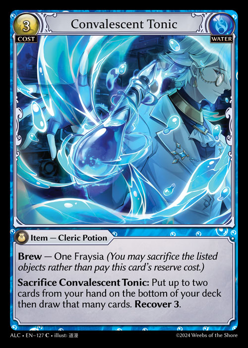 Convalescent Tonic ALC-EN-127-Normal-Common (C) - Alchemical Revolution - Grand Archive Card