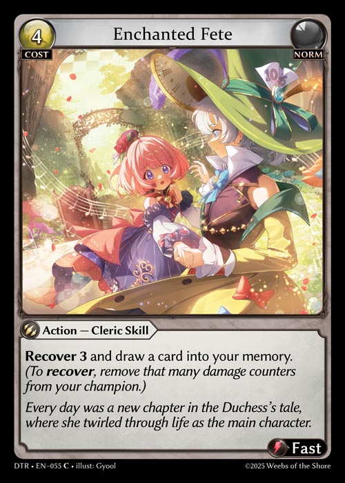 Enchanted Fete DTR-EN-055-Foil-Common (C) - Distorted Reflections - Grand Archive Card