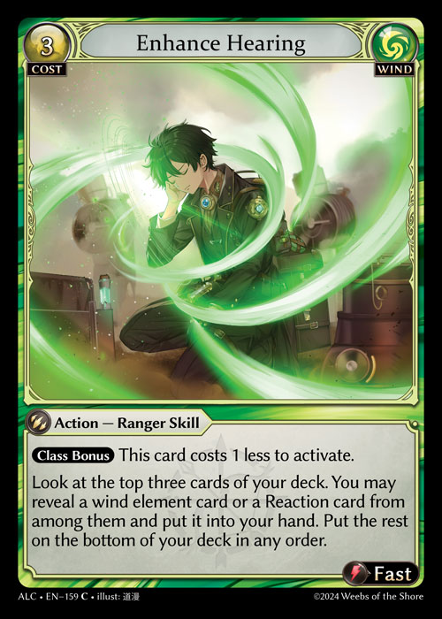 Enhance Hearing ALC-EN-159-Normal-Common (C) - Alchemical Revolution - Grand Archive Card