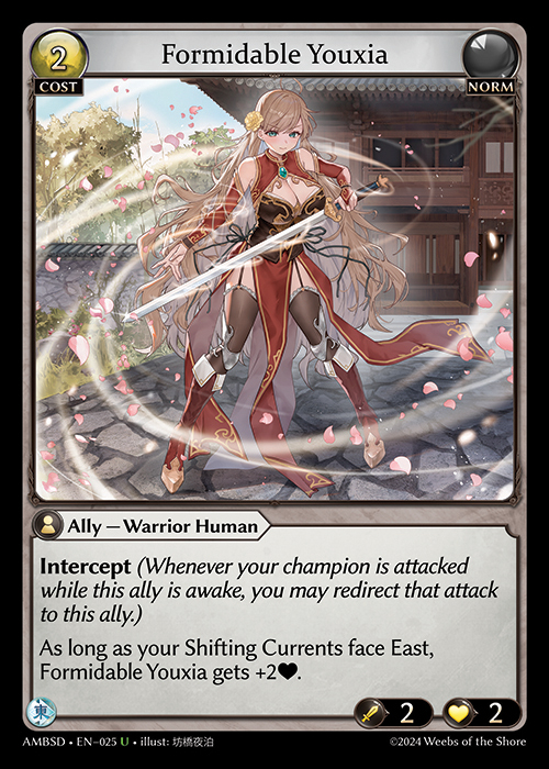 Formidable Youxia AMBSD-EN-025-Normal-Uncommon (U) - Mortal Ambition Starter Decks - Grand Archive Card
