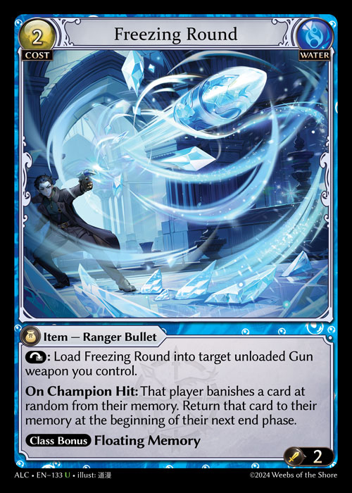 Freezing Round ALC-EN-133-Normal-Uncommon (U) - Alchemical Revolution - Grand Archive Card