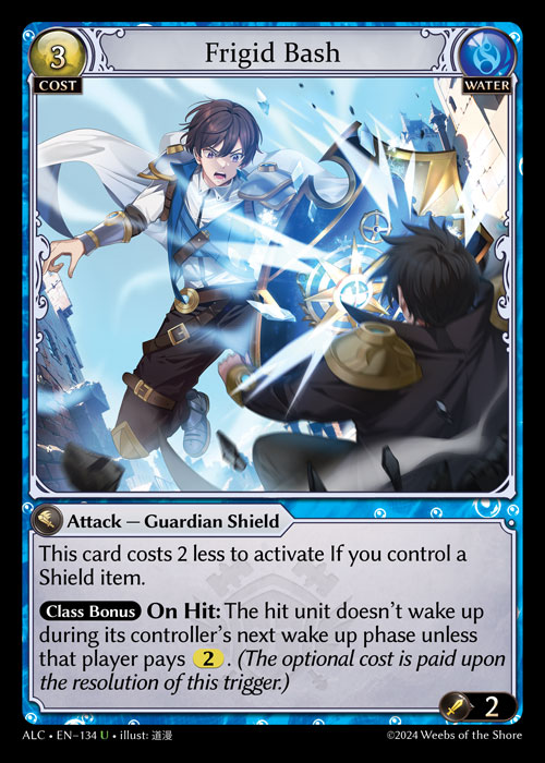 Frigid Bash ALC-EN-134-Normal-Uncommon (U) - Alchemical Revolution - Grand Archive Card