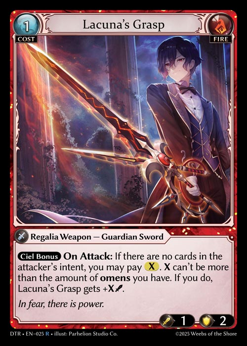 Lacuna's Grasp DTR-EN-025-Normal-Rare (R) - Distorted Reflections - Grand Archive Card