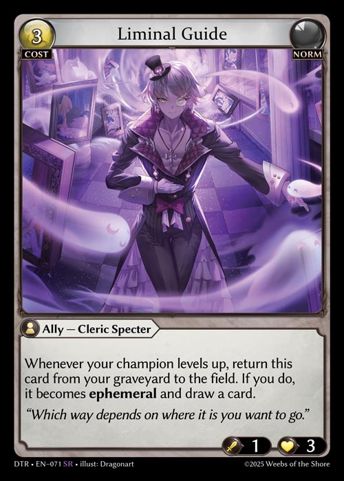 Liminal Guide DTR-EN-071-Normal-Super Rare (SR) - Distorted Reflections - Grand Archive Card