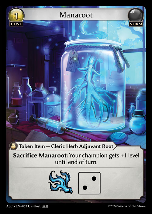 Manaroot ALC-EN-063-Normal-Common (C) - Alchemical Revolution - Grand Archive Card