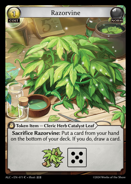Razorvine ALC-EN-071-Normal-Common (C) - Alchemical Revolution - Grand Archive Card