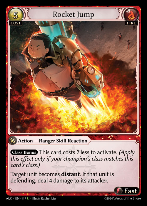 Rocket Jump ALC-EN-117-Normal-Uncommon (U) - Alchemical Revolution - Grand Archive Card
