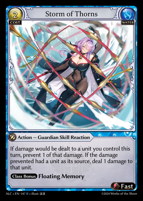 Storm of Thorns ALC-EN-147-Normal-Rare (R) - Alchemical Revolution - Grand Archive Card