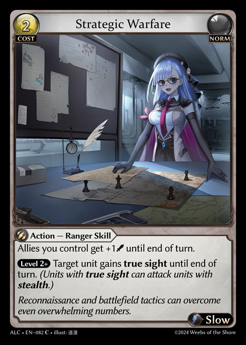 Strategic Warfare ALC-EN-082-Normal-Common (C) - Alchemical Revolution - Grand Archive Card