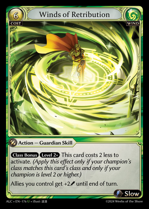 Winds of Retribution ALC-EN-176-Normal-Uncommon (U) - Alchemical Revolution - Grand Archive Card
