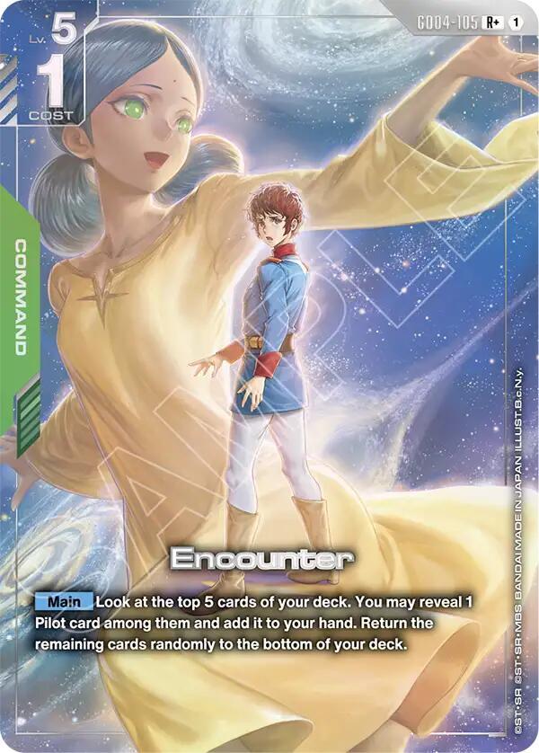 encounter rplus GD04-105 Phantom Aria Gundam card