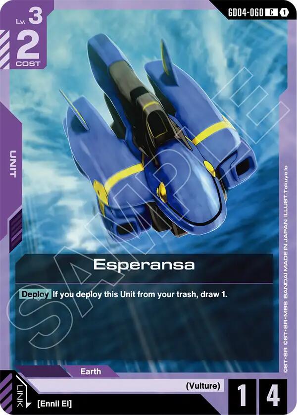 esperansa GD04-060 Phantom Aria Gundam card