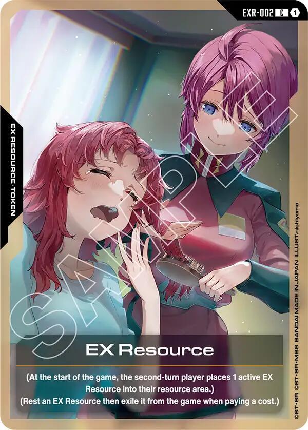 ex resource EXR-002 Starter Deck 09: Destiny Ignition Gundam card