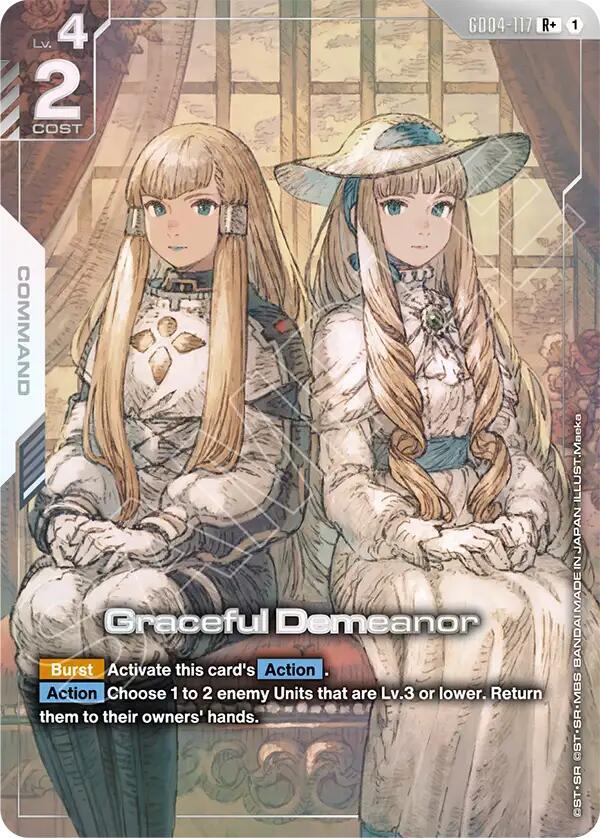graceful demeanor rplus GD04-117 Phantom Aria Gundam card