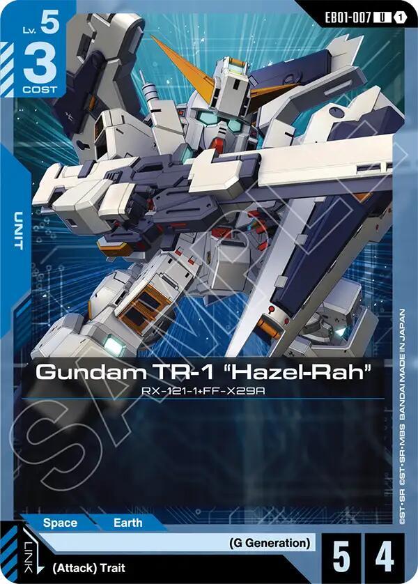 gundam tr 1 hazel rah EB01-007 Eternal Nexus Gundam card