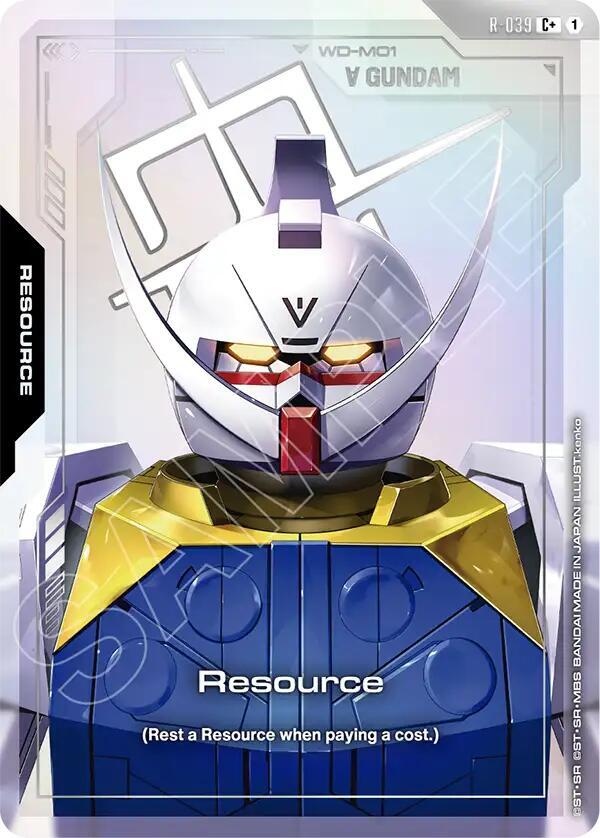 resource cplus R-039 Phantom Aria Gundam card