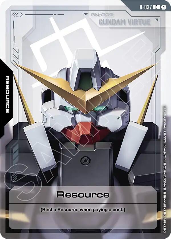 resource R-037 Phantom Aria Gundam card