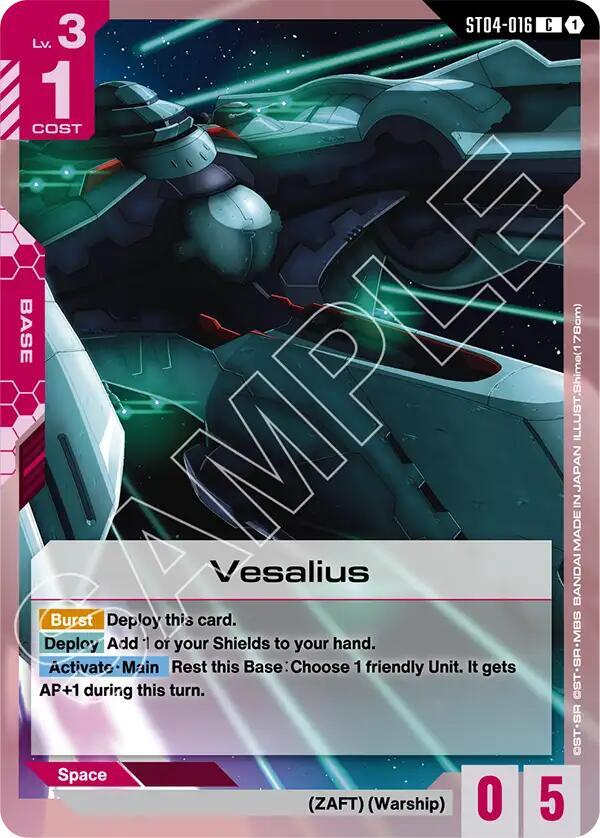 vesalius ST04-016 Starter Deck 09: Destiny Ignition Gundam card