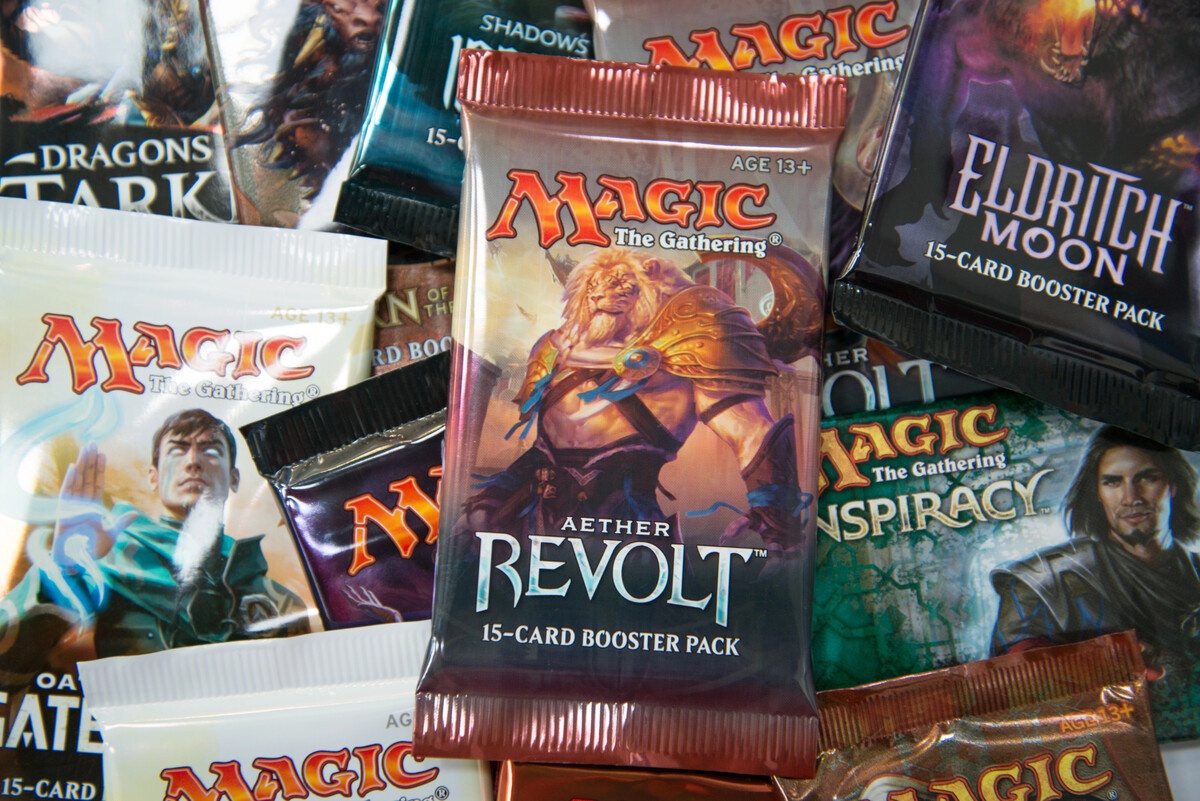 MTG sealed booster packs from assorted sets