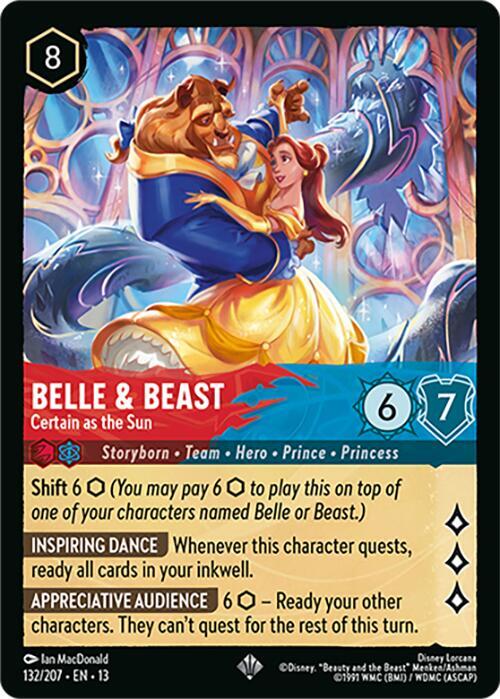 Belle & Beast Certain as the Sun 132/204 Attack of the Vine! Lorcana card