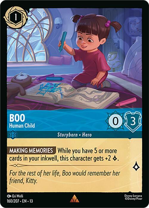 Boo Human Child 160/204 Attack of the Vine! Lorcana card