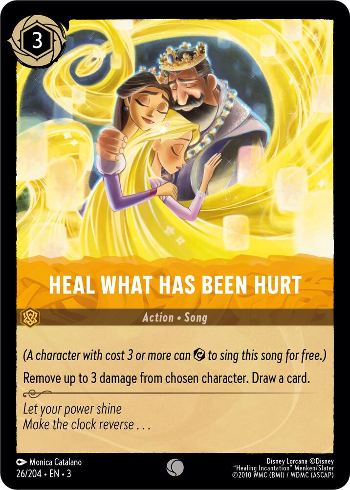 Heal What Has Been Hurt 26/204 Into the Inklands Lorcana card