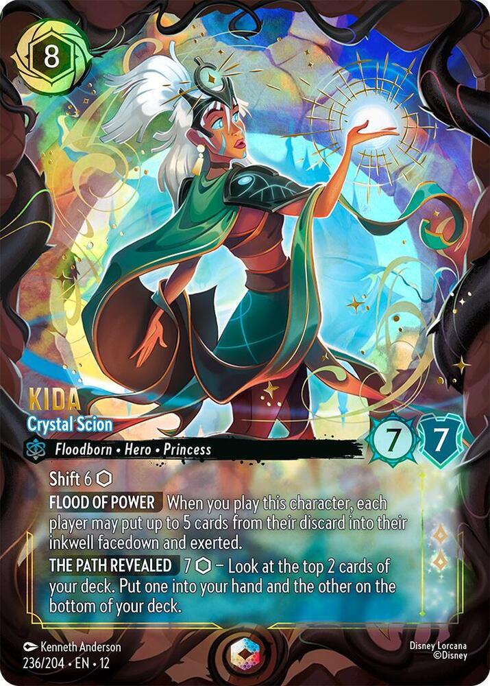Kida Crystal Scion (Enchanted) 236/204 Wilds Unknown Lorcana card