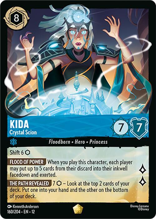 Kida Crystal Scion 160/204 Wilds Unknown Lorcana card